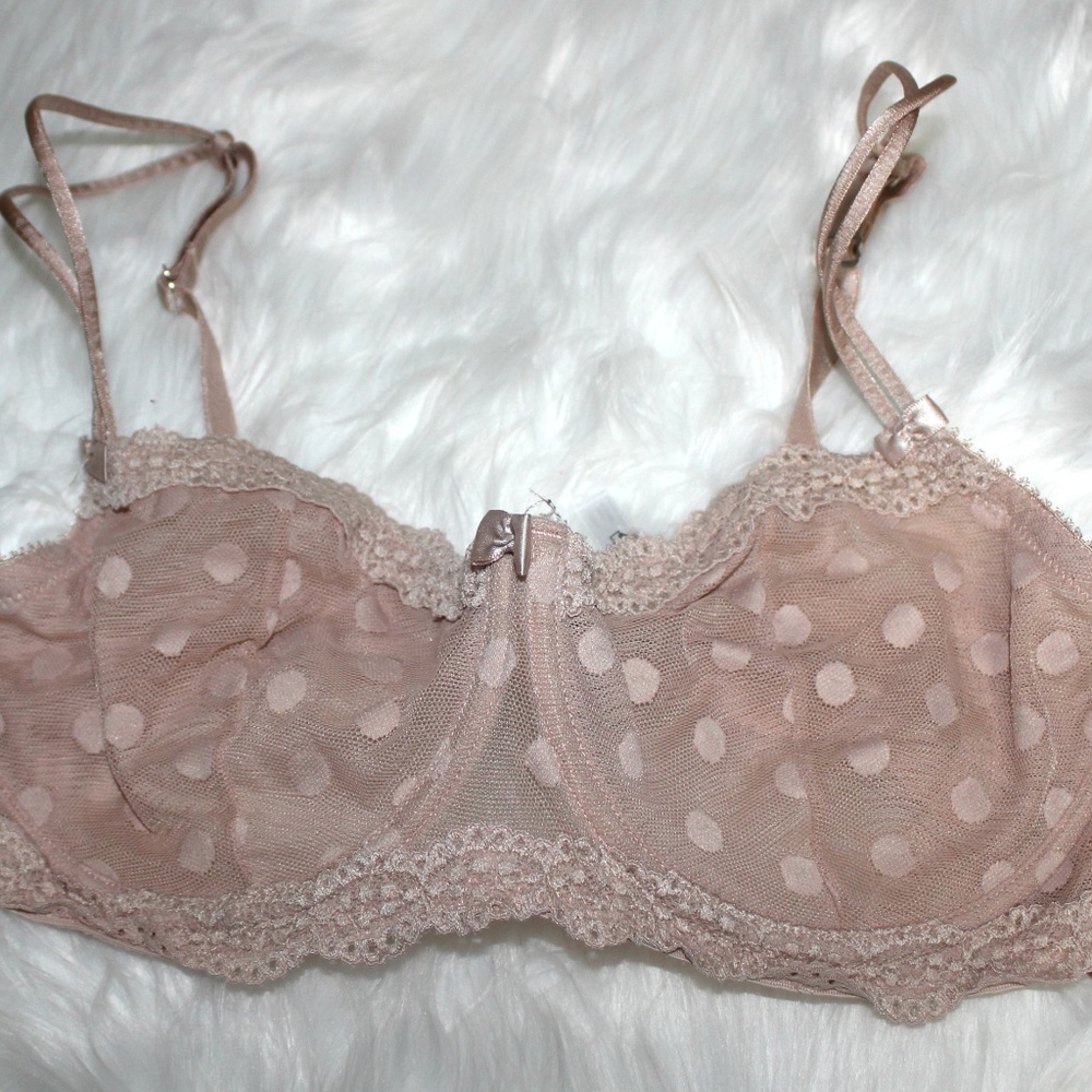 Adore me tan polka dot bra